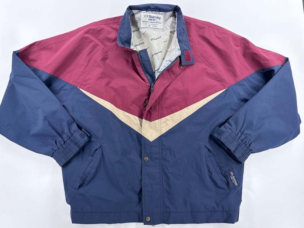 Vintage Tourney Gore-Tex Jacket Size X-Large Blue Red Colorblock 80’s
